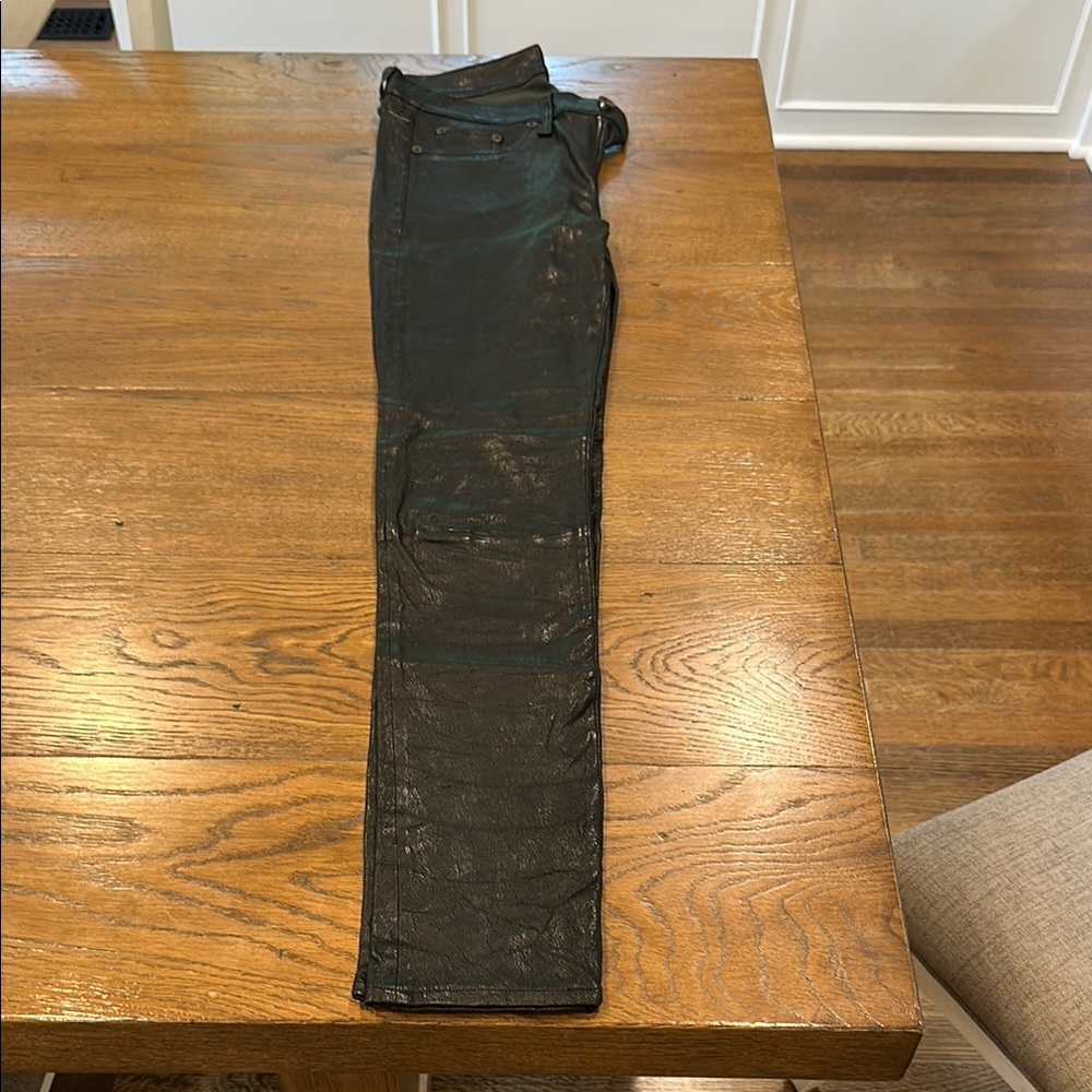 Rag & Bone Black leather Jeans